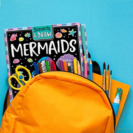 Scratch and Draw Mermaids - Scratch Art Activity Book [KSIĄŻKA]