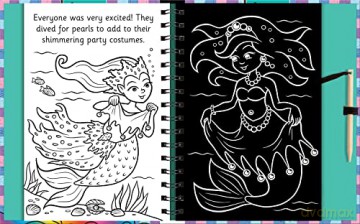 Scratch and Draw Mermaids - Scratch Art Activity Book [KSIĄŻKA]