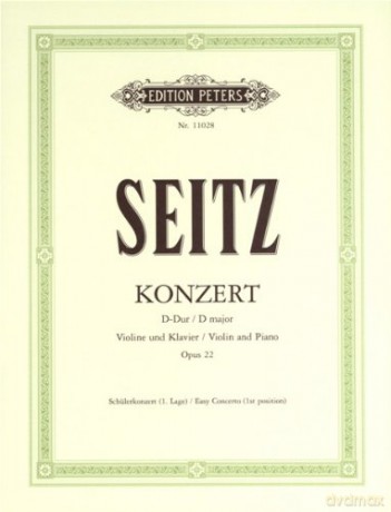 SEITZ - Concierto no 5 Op.22 en Re Mayor [KSIĄŻKA]
