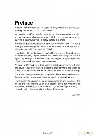 Selected Poems by T.S Eliot Text Guide: A-Level English Literature Revision Book | Includes Analysis, Key Quotes, Character Insights, and Sample Essays for Top Grades [KSIĄŻKA]