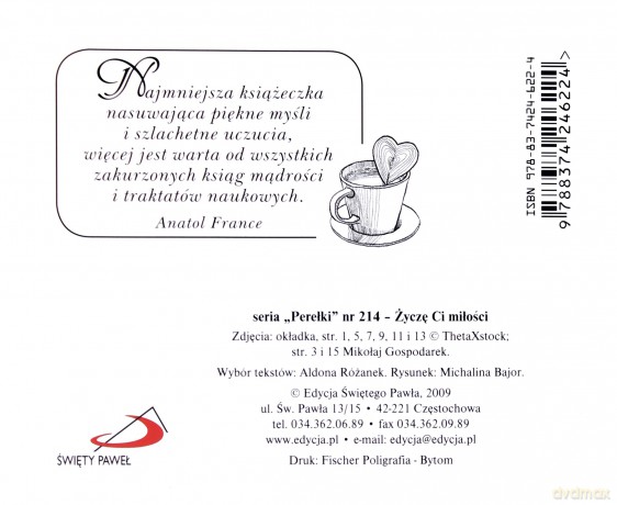 Perełka 214 - Życzę Ci miłości. [KSIĄŻKA]