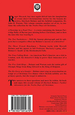 Sherlock Holmes 12 Days of Christmas [KSIĄŻKA]