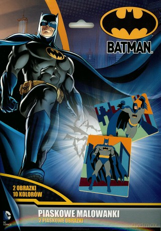 Piaskowe malowanki - 2 obrazki - Batman ALEX [SZKOŁA]