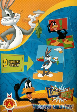 Piaskowe malowanki - 2 obrazki - Looney Tunes ALEX [SZKOŁA]