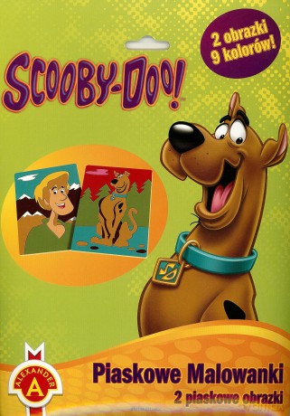 Piaskowe malowanki - 2 obrazki - Scooby-Doo! ALEX [SZKOŁA]