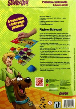 Piaskowe malowanki - 2 obrazki - Scooby-Doo! ALEX [SZKOŁA]