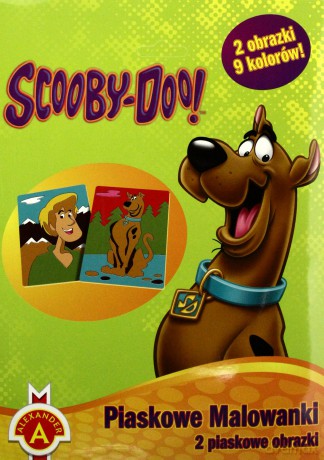 Piaskowe malowanki - 2 obrazki - Scooby-Doo! ALEX [SZKOŁA]