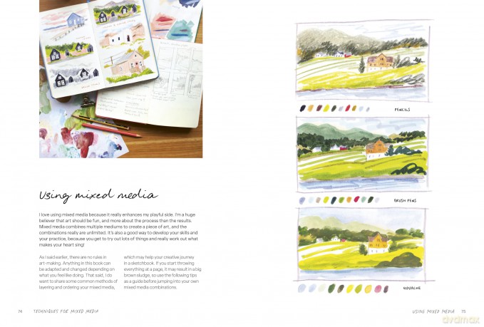 Sketchbook Joy: How to embrace your creativity and fill your sketchbooks with colour [KSIĄŻKA]