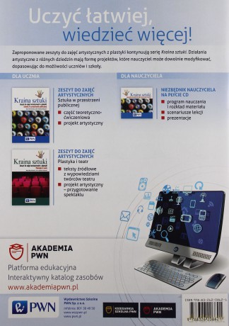 Plastyka GIM 1-3 Kraina sztuki Zajęcia art. 1 PWN [KSIĄŻKA]