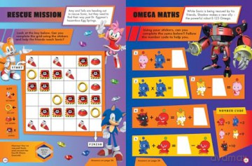 Sonic the Hedgehog Sticker Quest: Sonic vs Shadow: Sticker Activity Book packed with puzzles and over 200 stickers! Perfect for fans of the games, movies and TV shows [KSIĄŻKA]