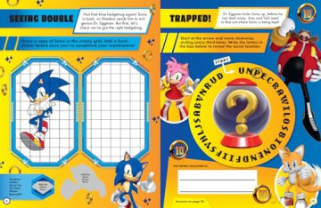Sonic the Hedgehog Sticker Quest: Sonic vs Shadow: Sticker Activity Book packed with puzzles and over 200 stickers! Perfect for fans of the games, movies and TV shows [KSIĄŻKA]