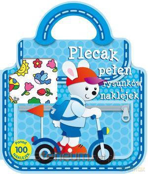 Plecak pełen rysunków i naklejek [KSIĄŻKA]