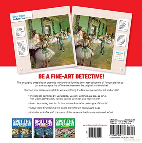 Spot the Differences: Art Masterpiece Mysteries: 01 [KSIĄŻKA]