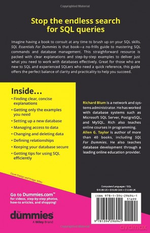 SQL Essentials For Dummies [KSIĄŻKA]