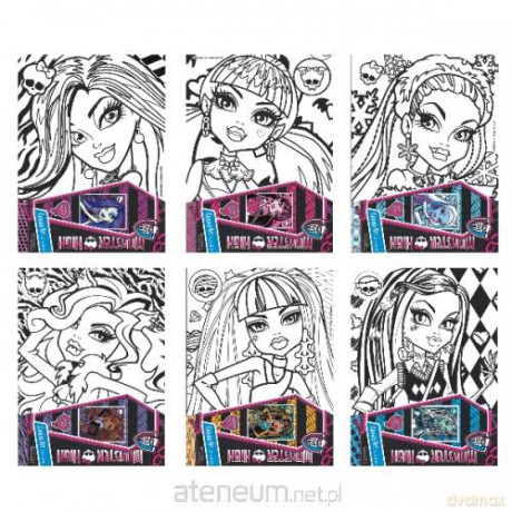 Podobrazie z nadrukiem Monster High [SZKOŁA]