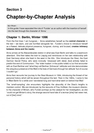 Stasiland Text Guide: A-Level English Literature Revision Book | Includes Analysis, Key Quotes, Character Insights, and Sample Essays for Top Grades [KSIĄŻKA]