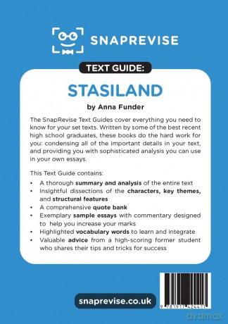 Stasiland Text Guide: A-Level English Literature Revision Book | Includes Analysis, Key Quotes, Character Insights, and Sample Essays for Top Grades [KSIĄŻKA]