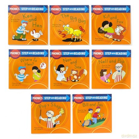 Step into Reading Phonics First Steps, Set 2 [KSIĄŻKA]
