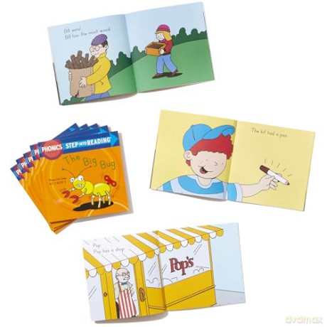 Step into Reading Phonics First Steps, Set 2 [KSIĄŻKA]