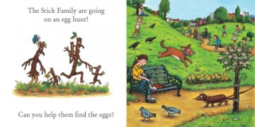 Stick Man - The Egg Hunt: a lift-the-flap adventure by the number one bestselling creators of The Gruffalo, Stick Man and Zog - perfect for sharing at Easter [KSIĄŻKA]