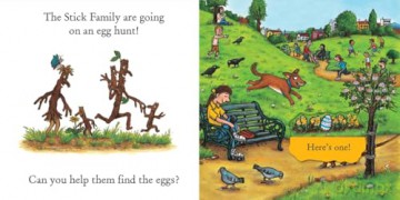 Stick Man - The Egg Hunt: a lift-the-flap adventure by the number one bestselling creators of The Gruffalo, Stick Man and Zog - perfect for sharing at Easter [KSIĄŻKA]