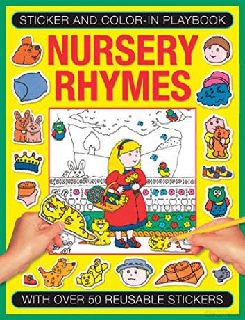 Sticker and Colour-in Playbook: Nursery Rhymes [KSIĄŻKA]