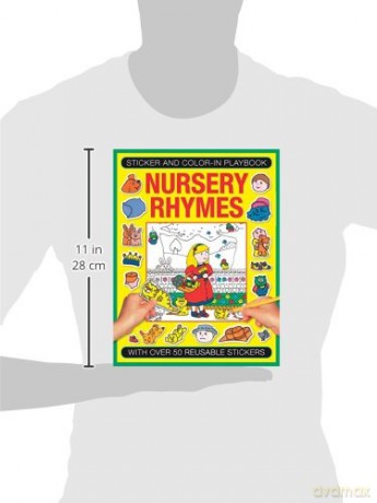 Sticker and Colour-in Playbook: Nursery Rhymes [KSIĄŻKA]