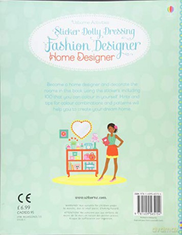 Sticker Dolly Dressing Fashion Designer Home Designer [KSIĄŻKA]