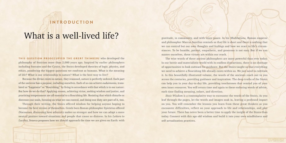 Stoic Wisdom: Quotes, Affirmation, and Inspiration for a Well-Lived Life [KSIĄŻKA]