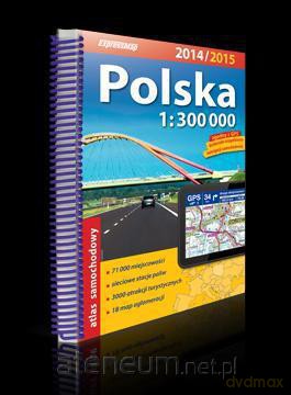 Polska atlas samochodowy 1: 300 000 [KSIĄŻKA]