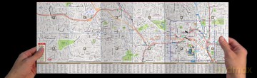 Streetsmart Atlanta Map by Vandam: Laminated pocket size Center City Street Map to Atlanta: 28 [KSIĄŻKA]