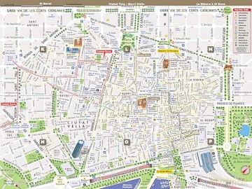 Streetsmart Barcelona Map by Vandam: 42 [KSIĄŻKA]