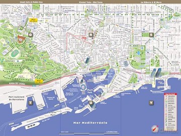 Streetsmart Barcelona Map by Vandam: 42 [KSIĄŻKA]