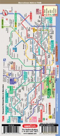 Streetsmart Barcelona Map by Vandam: 42 [KSIĄŻKA]