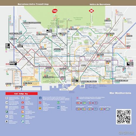 Streetsmart Barcelona Map by Vandam: 42 [KSIĄŻKA]