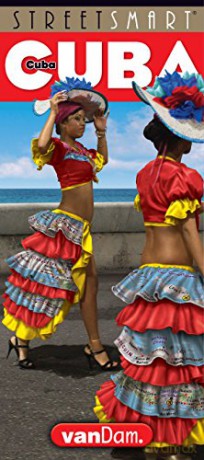 StreetSmart Cuba Map by VanDam - Map of Cuba - Laminated folding pocket size country travel guide with detailed city street maps [KSIĄŻKA]
