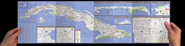 StreetSmart Cuba Map by VanDam - Map of Cuba - Laminated folding pocket size country travel guide with detailed city street maps [KSIĄŻKA]