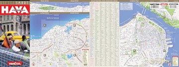 StreetSmart Havana Map by VanDam - City Street Map of Havana - Laminated folding pocket size city travel map [KSIĄŻKA]