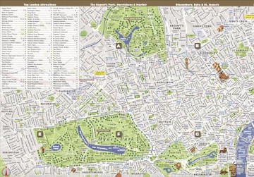 StreetSmart London Map by VanDam - City Street Map of London, England - Laminated folding pocket size city travel and Tube map with all museums, attractions, hotels and sights; 2018 Edition [KSIĄŻKA]