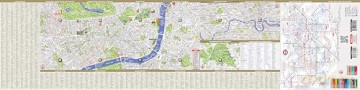 StreetSmart London Map by VanDam - City Street Map of London, England - Laminated folding pocket size city travel and Tube map with all museums, attractions, hotels and sights; 2018 Edition [KSIĄŻKA]
