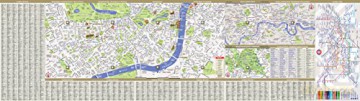 StreetSmart London Map by VanDam - City Street Map of London, England - Laminated folding pocket size city travel and Tube map with all museums, attractions, hotels and sights; 2018 Edition [KSIĄŻKA]