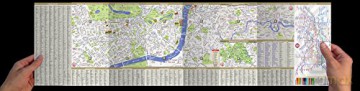 StreetSmart London Map by VanDam - City Street Map of London, England - Laminated folding pocket size city travel and Tube map with all museums, attractions, hotels and sights; 2018 Edition [KSIĄŻKA]