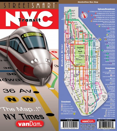 Streetsmart NYC Transit Map by Vandam: Transit Edition: 6 [KSIĄŻKA]