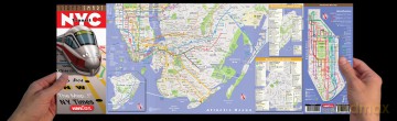 Streetsmart NYC Transit Map by Vandam: Transit Edition: 6 [KSIĄŻKA]
