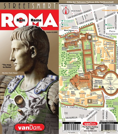 Streetsmart Rome Map by VanDam [KSIĄŻKA]