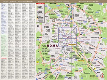 Streetsmart Rome Map by VanDam [KSIĄŻKA]
