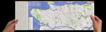 Streetsmart Vancouver by Vandam Streetsmart Vancouver by Vandam: Laminated pocket size city street map to Vancouver: 25 [KSIĄŻKA]