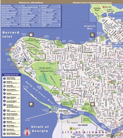 Streetsmart Vancouver by Vandam Streetsmart Vancouver by Vandam: Laminated pocket size city street map to Vancouver: 25 [KSIĄŻKA]