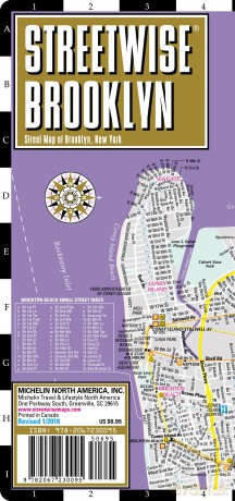 Streetwise Brooklyn Map - Laminated City Center Street Map of Brooklyn, New York [KSIĄŻKA]