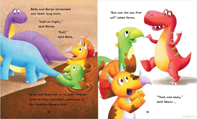 Stuck in the Mud: A Dinosaur Story about Listening [KSIĄŻKA]